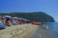 Spiaggia attrezzata.